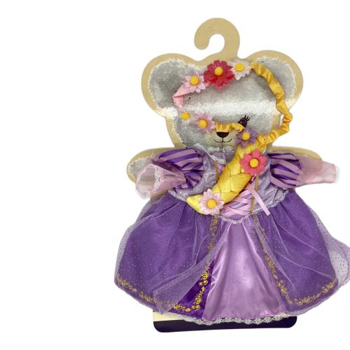 Disney UniBEARsity ラプンツェル(髪パーツ付き) ぬいぐるみ専用コスチューム ディズニーストア限定
