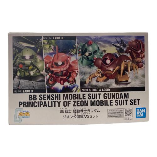 BANDAI（バンダイ）　BB戦士 機動戦士ガンダム ジオン公国軍MSセット [5068331]
