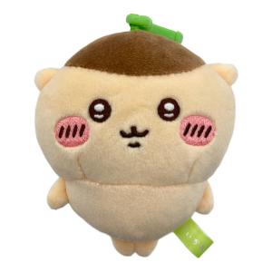 グレイ・パーカー・サービス　ちいかわ くりまんじゅう　まるぷわマスコット 「ちいかわ なんか小さくてかわいいやつ」　ぬいぐるみマスコット タグなし
