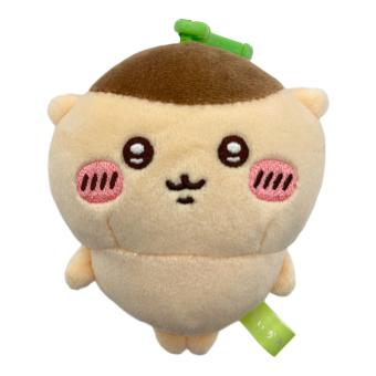 グレイ・パーカー・サービス　ちいかわ くりまんじゅう　まるぷわマスコット 「ちいかわ なんか小さくてかわいいやつ」　ぬいぐるみマスコット タグなし