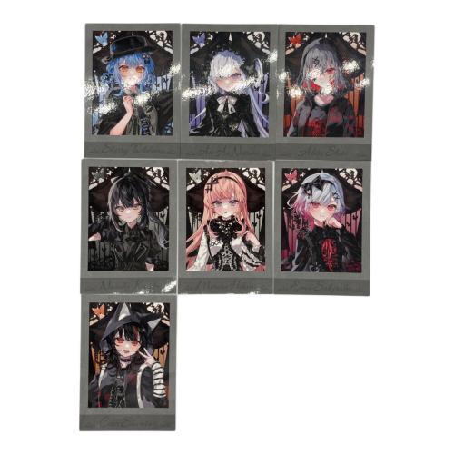 h.NAOTO 魔法少女ノ魔女裁判 ノーマル フォトカード7種セット 魔法少女ノ魔女裁判×h.NAOTO