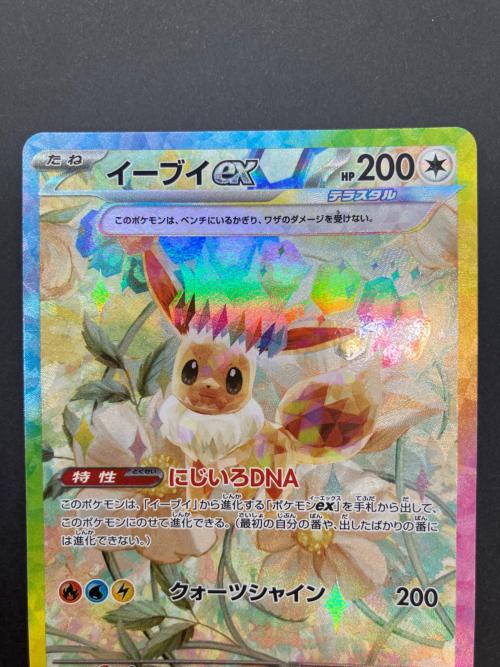 ポケモンカード イーブイex 223/187 SAR スカーレット&バイオレット