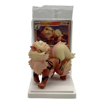 ポケモン　ウィンディ　ポケモンカードイラストフィギュアコレクション ミニフィギュア　