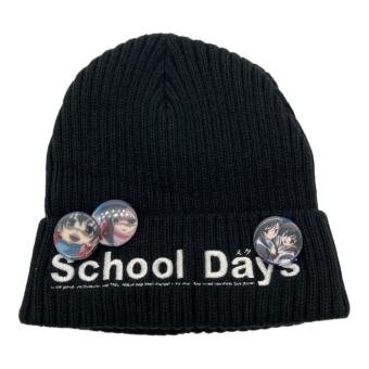 Chillweeb School Days ニット帽 SIZE Free ブラック Beanie “LOGO WITH BUTTON PINS”